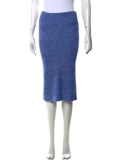 Pre-owned Alice And Olivia Wool Midi Length Skirt In Multi