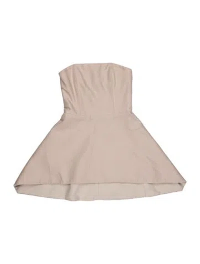 Pre-owned Alice And Olivia Wool Mini Dress In Pink