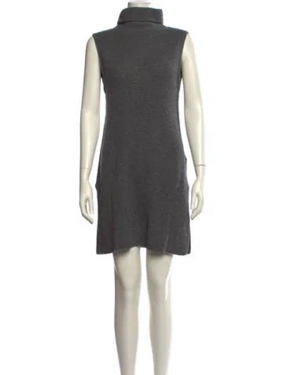 Pre-owned Alice And Olivia Wool Mini Dress W/ Tags In Gray