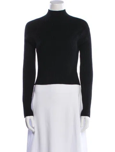 Pre-owned Alice And Olivia Wool Mock Neck Sweater In Multi