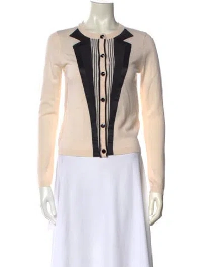 Pre-owned Alice And Olivia Wool Printed Sweater