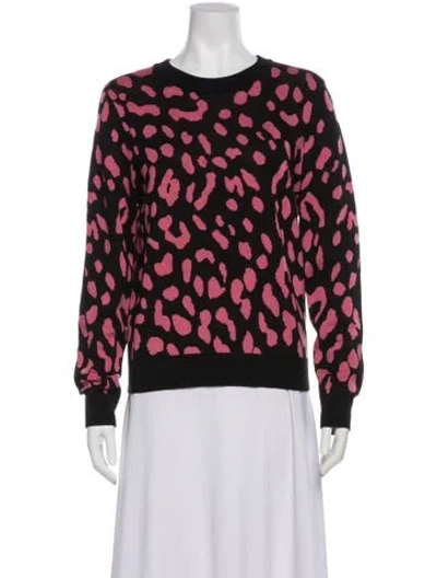 Pre-owned Alice And Olivia Wool Printed Sweater In Multi