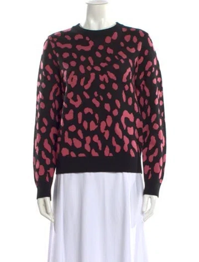 Pre-owned Alice And Olivia Wool Printed Sweater In Multi