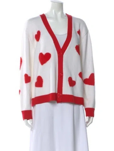 Pre-owned Alice And Olivia Wool Printed Sweater In Multi