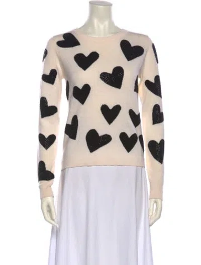 Pre-owned Alice And Olivia Wool Printed Sweater In Neutral