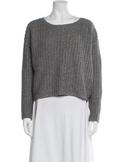 Pre-owned Alice And Olivia Wool Scoop Neck Sweater In Multi