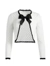 Alice And Olivia Wool Shrug Bow Cardigan