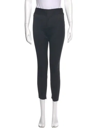 Pre-owned Alice And Olivia Wool Skinny Leg Pants In Gray