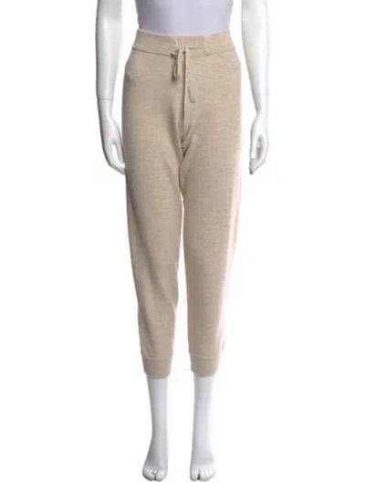 Pre-owned Alice And Olivia Wool Skinny Leg Pants In Neutral