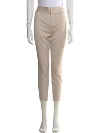 Pre-owned Alice And Olivia Wool Skinny Leg Pants In Neutral