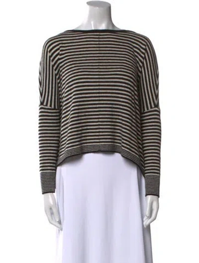 Pre-owned Alice And Olivia Wool Striped Sweater In Multi