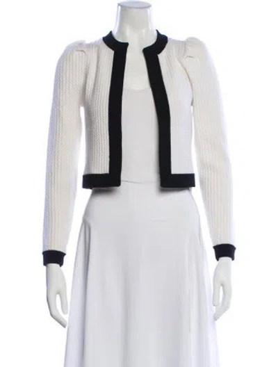 Pre-owned Alice And Olivia Wool Striped Sweater In Multi