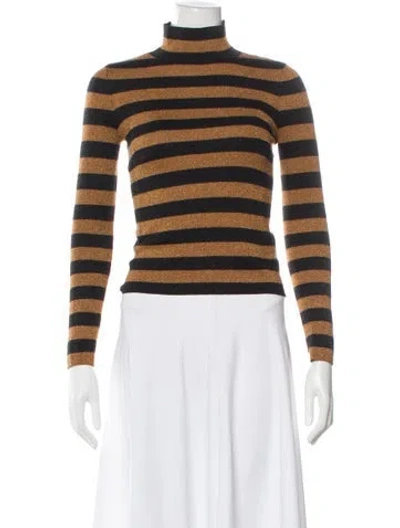 Pre-owned Alice And Olivia Wool Striped Sweater In Multi