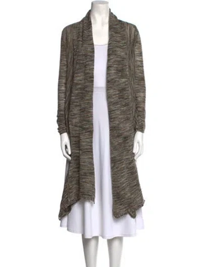 Pre-owned Alice And Olivia Wool Striped Sweater In Neutral