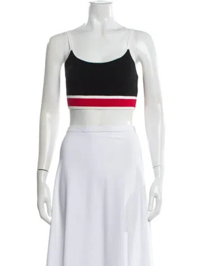 Pre-owned Alice And Olivia Wool Striped Sweater In White