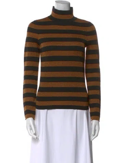 Pre-owned Alice And Olivia Wool Striped Sweatshirt