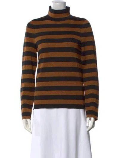 Pre-owned Alice And Olivia Wool Striped Top