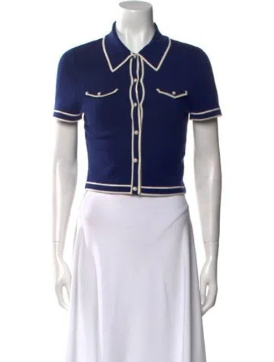 Pre-owned Alice And Olivia Wool Sweater In Black