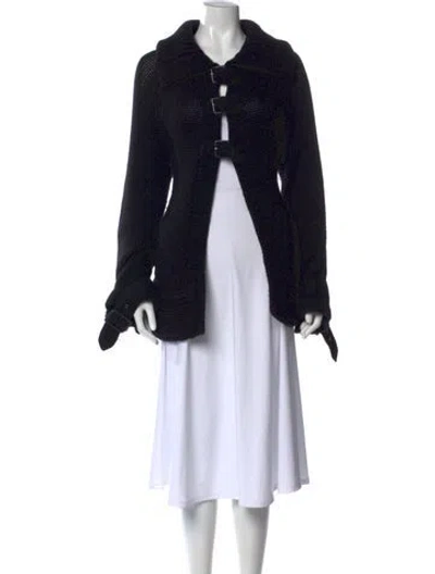 Pre-owned Alice And Olivia Wool Sweater In Black