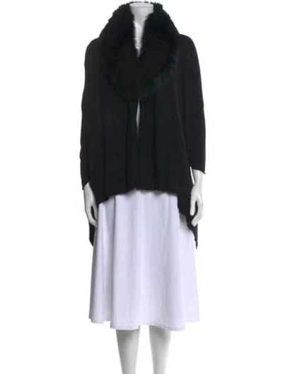 Pre-owned Alice And Olivia Wool Sweater In Black