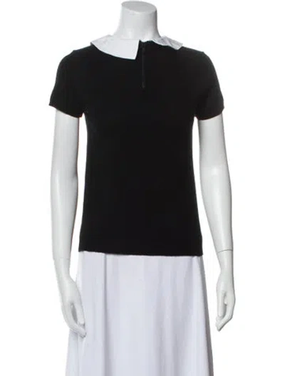 Pre-owned Alice And Olivia Wool Sweater In Black