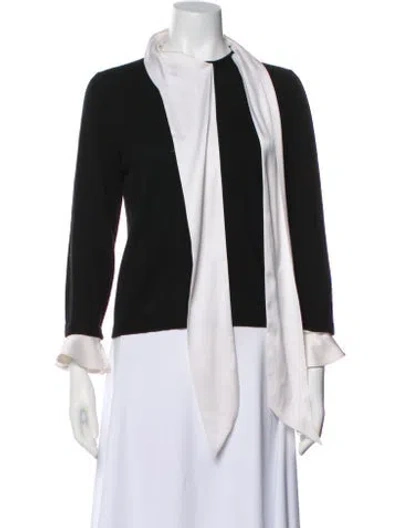 Pre-owned Alice And Olivia Wool Sweater In Black