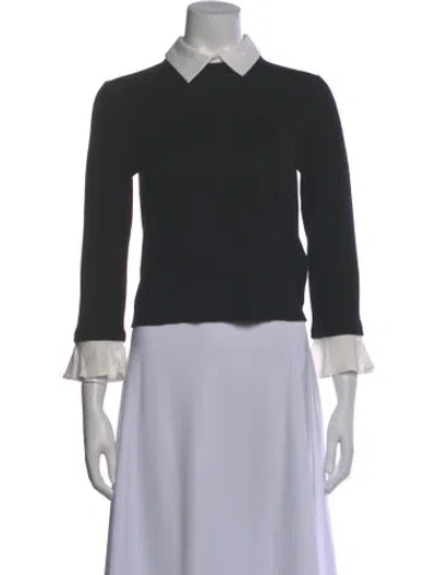 Pre-owned Alice And Olivia Wool Sweater In Gray