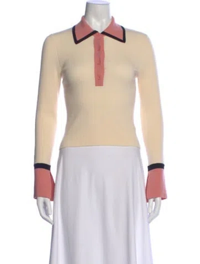 Pre-owned Alice And Olivia Wool Sweater In Neutral