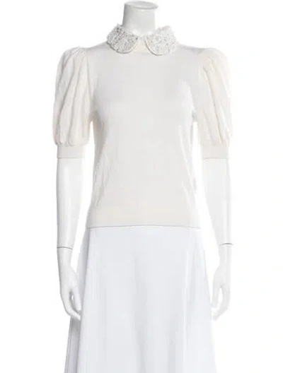 Pre-owned Alice And Olivia Wool Sweater In Neutral