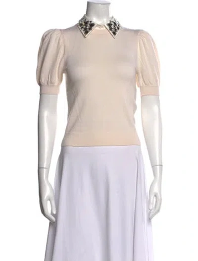 Pre-owned Alice And Olivia Wool Sweater In Neutrals