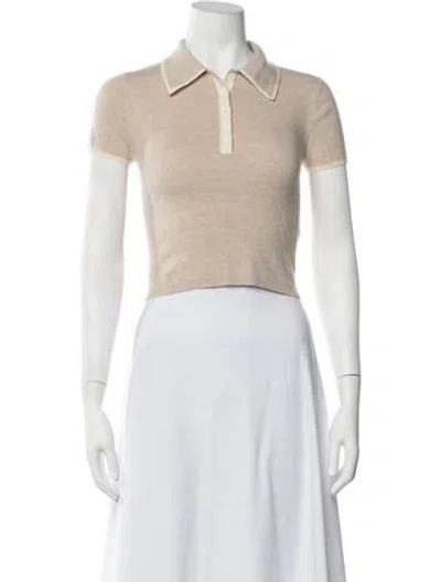 Pre-owned Alice And Olivia Wool Sweater In Neutrals