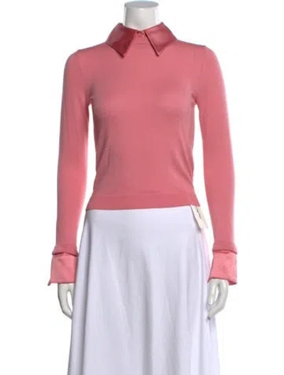 Pre-owned Alice And Olivia Wool Sweater In Pink