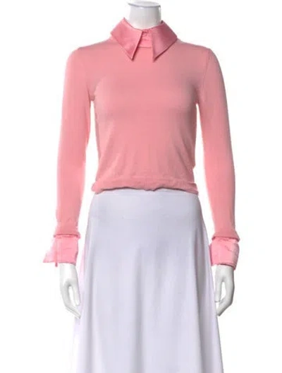 Pre-owned Alice And Olivia Wool Sweater In Pink