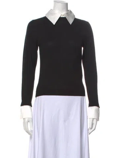 Pre-owned Alice And Olivia Wool Sweater W/ Tags In Black