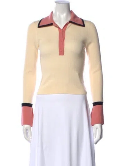 Pre-owned Alice And Olivia Wool Sweater W/ Tags In White