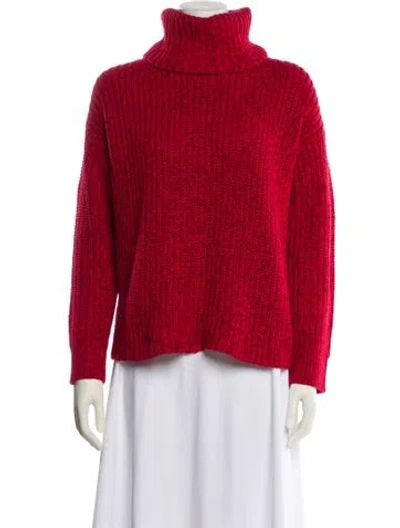 Pre-owned Alice And Olivia Wool Turtleneck Sweater In Multi