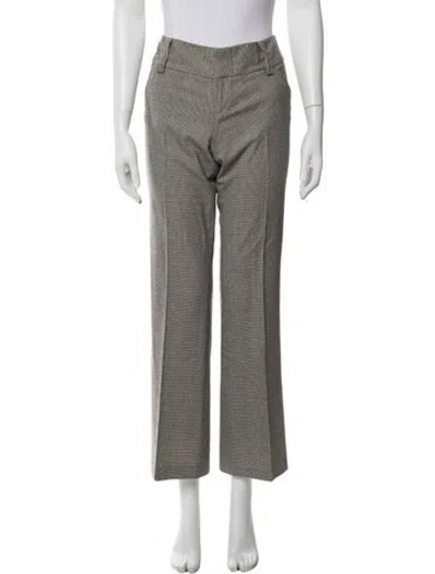 Pre-owned Alice And Olivia Wool Wide Leg Pants In Neutral