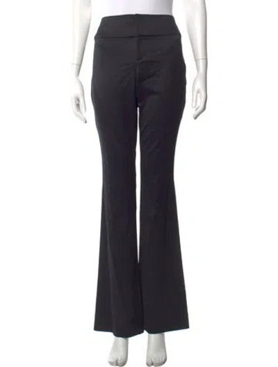 Pre-owned Alice + Olivia Wool Wide Leg Pants W/ Tags In Black