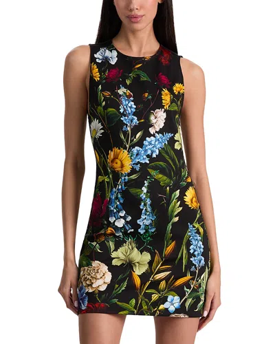 Alice And Olivia Wynell Bodycon Mini Dress In Black