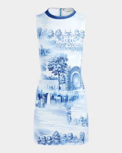 ALICE AND OLIVIA WYNELL FITTED MINI DRESS