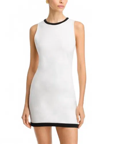 Alice And Olivia Wynell Mini Dress In Off White