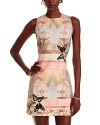 ALICE AND OLIVIA ALICE AND OLIVIA WYNELL PRINTED A LINE DRESS