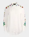 Alice And Olivia X Grateful Dead Dimitra Oversized Button-front Shirt In Multi