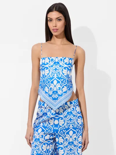 ALICE AND OLIVIA YURI SCARF TOP