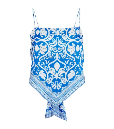 ALICE AND OLIVIA YURI SCARF TOP
