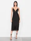 Alice And Olivia Zaira Lace Slip Midi Dress