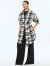 Alice And Olivia Alice + Olivia Zazie Jacket In Black/white