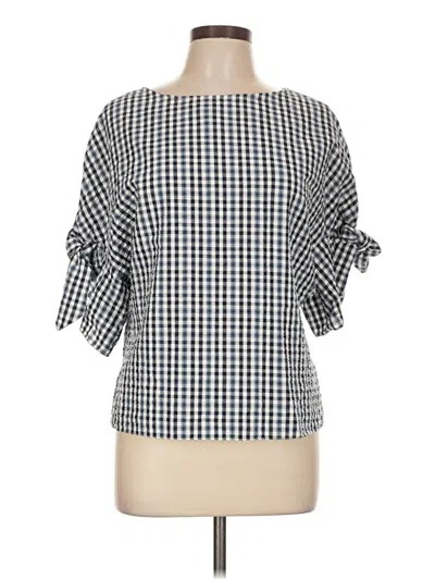 Pre-owned Alice & Trixie 3/4 Sleeve Blouse In Blue