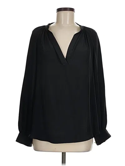Pre-owned Alice & Trixie Long Sleeve Blouse In Black