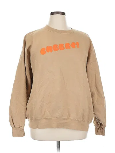 Pre-owned Alice & Wonder Sweatshirt In Brown